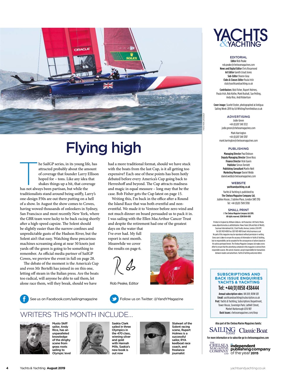 Yachts & Yachting Preview Pages