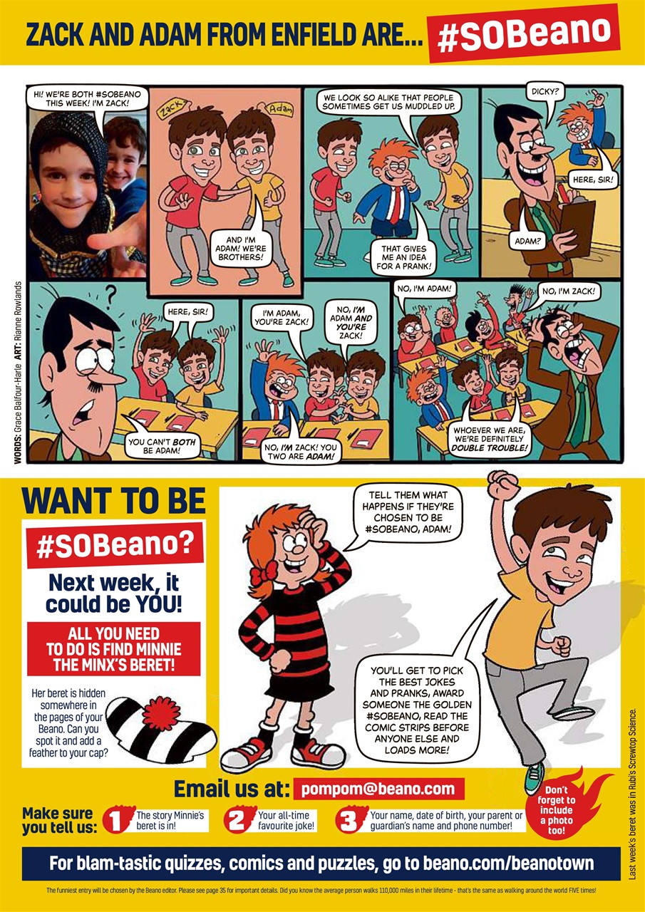 Beano Preview Pages