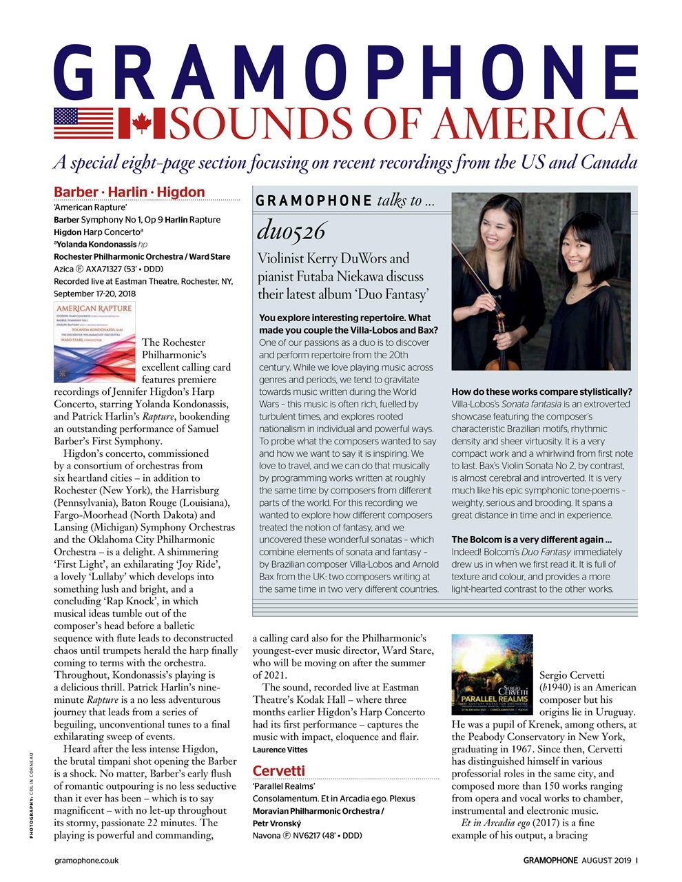 Gramophone Preview Pages