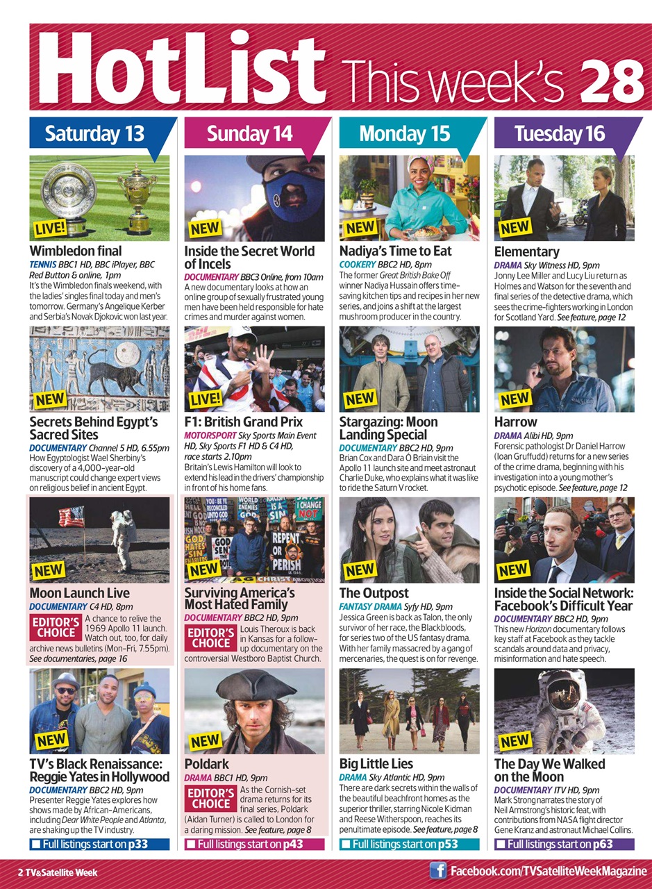 TV & Satellite Week Preview Pages