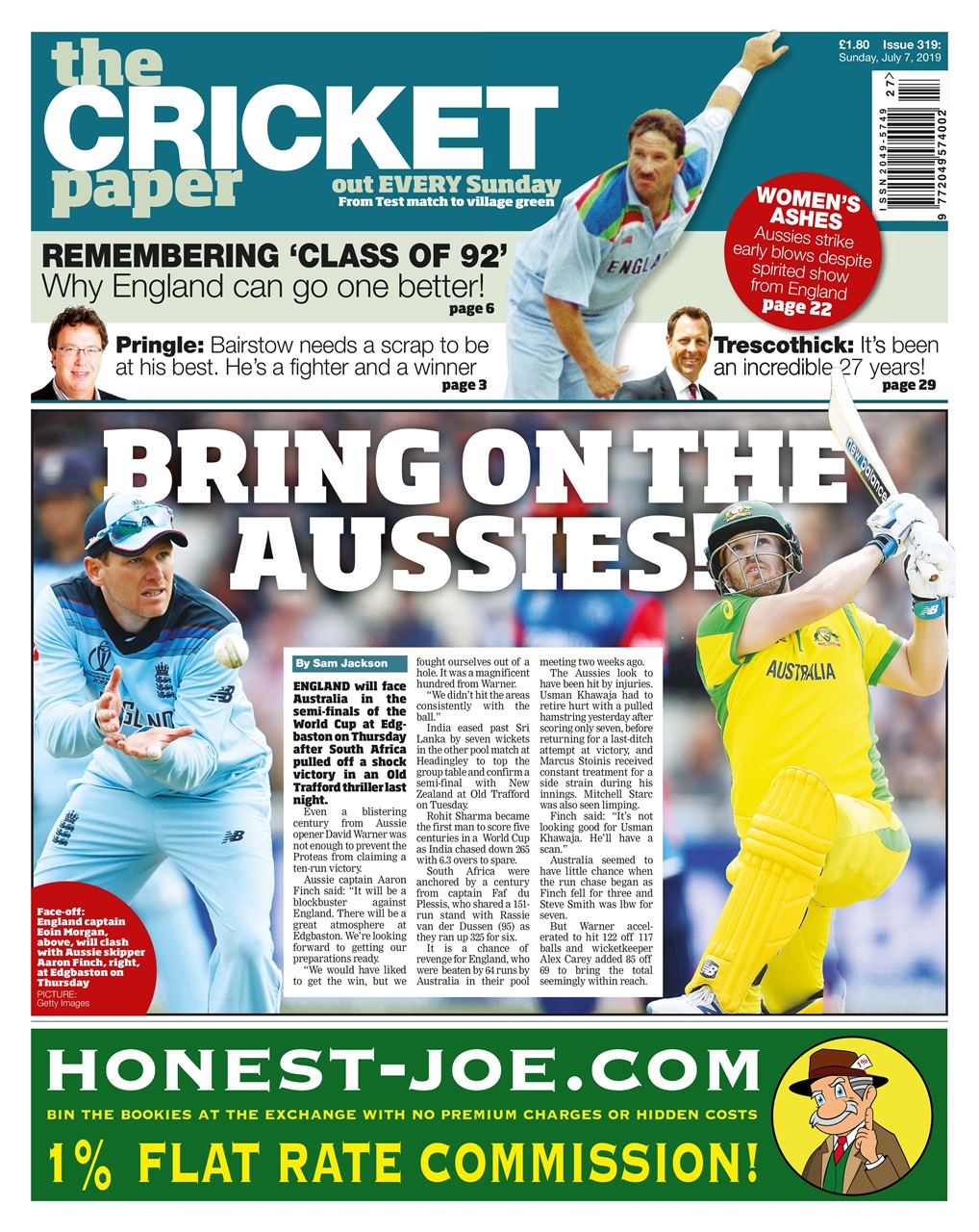 The Cricket Paper Preview Pages