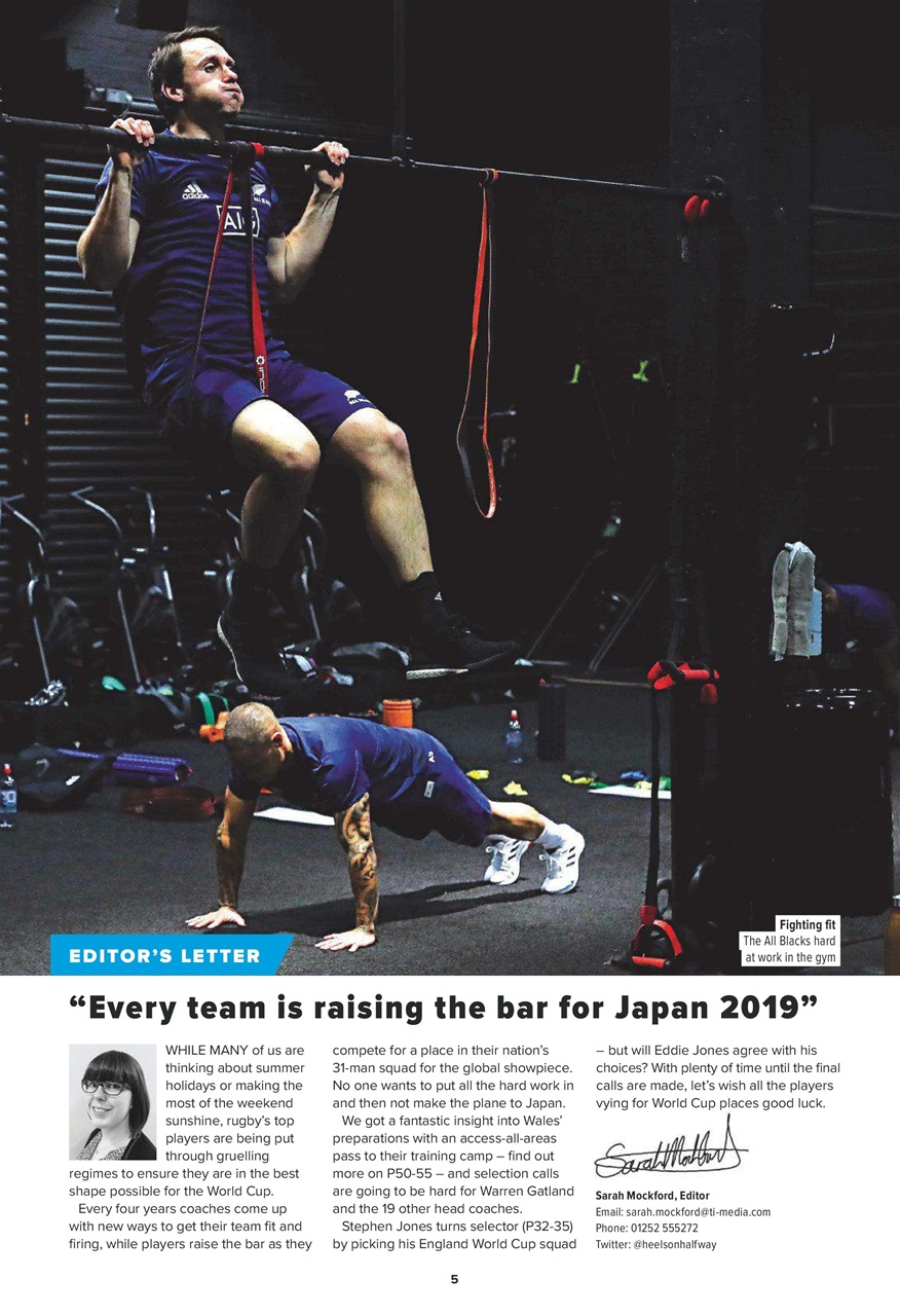 Rugby World Preview Pages