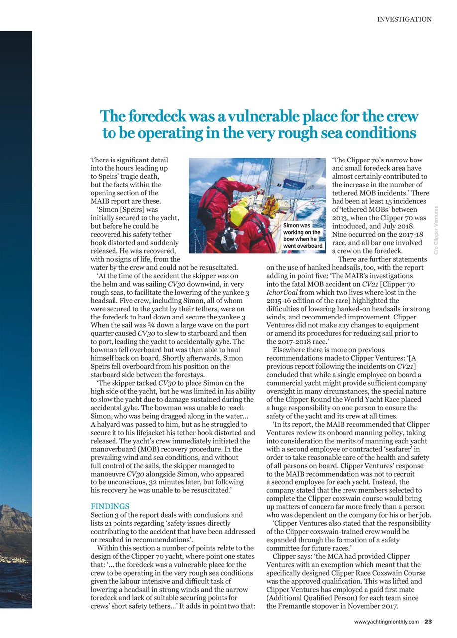 Yachting Monthly Preview Pages