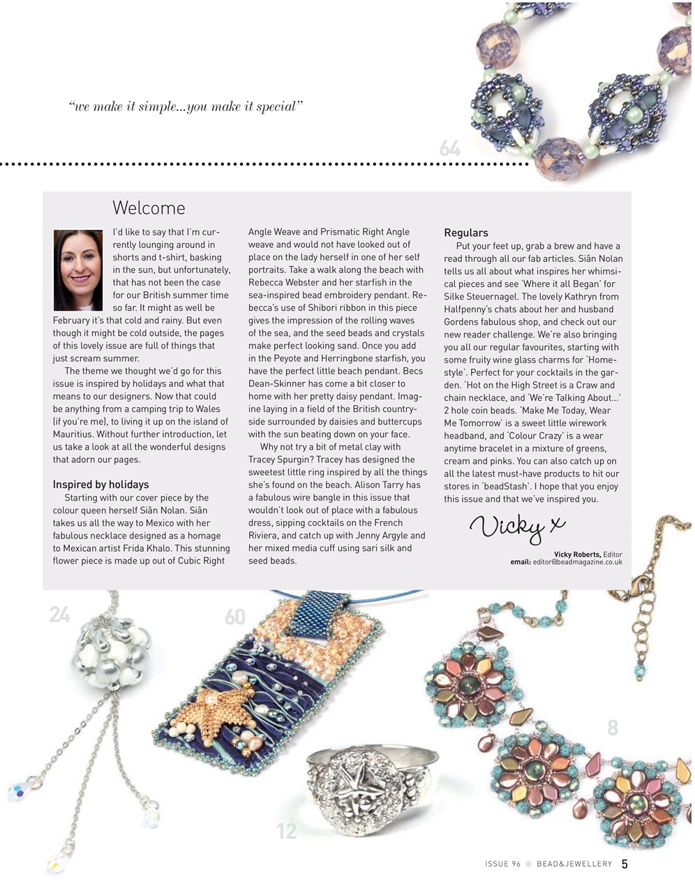 Bead & Jewellery Magazine Preview Pages