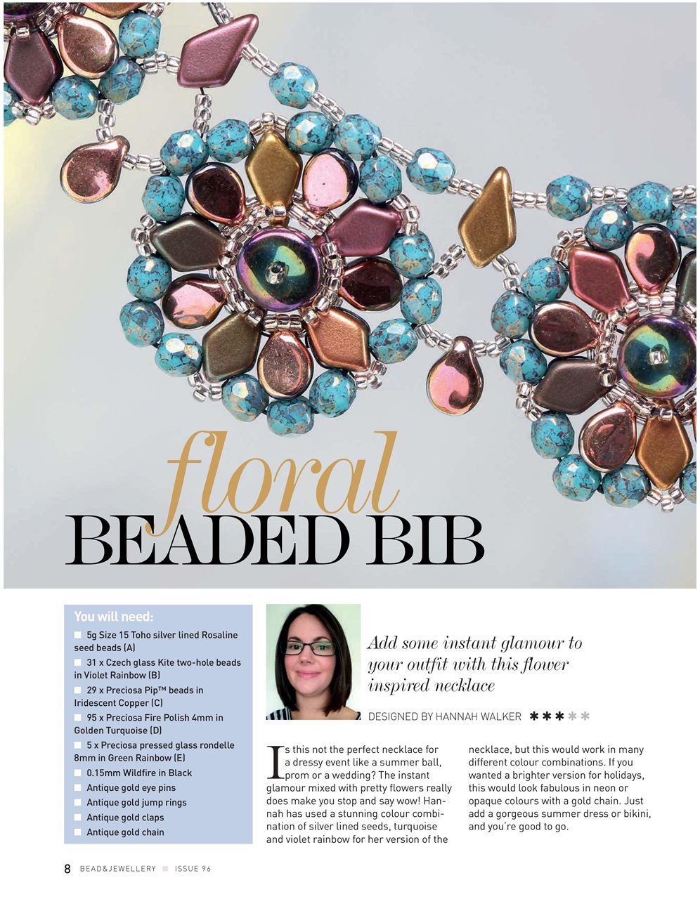 Bead & Jewellery Magazine Preview Pages