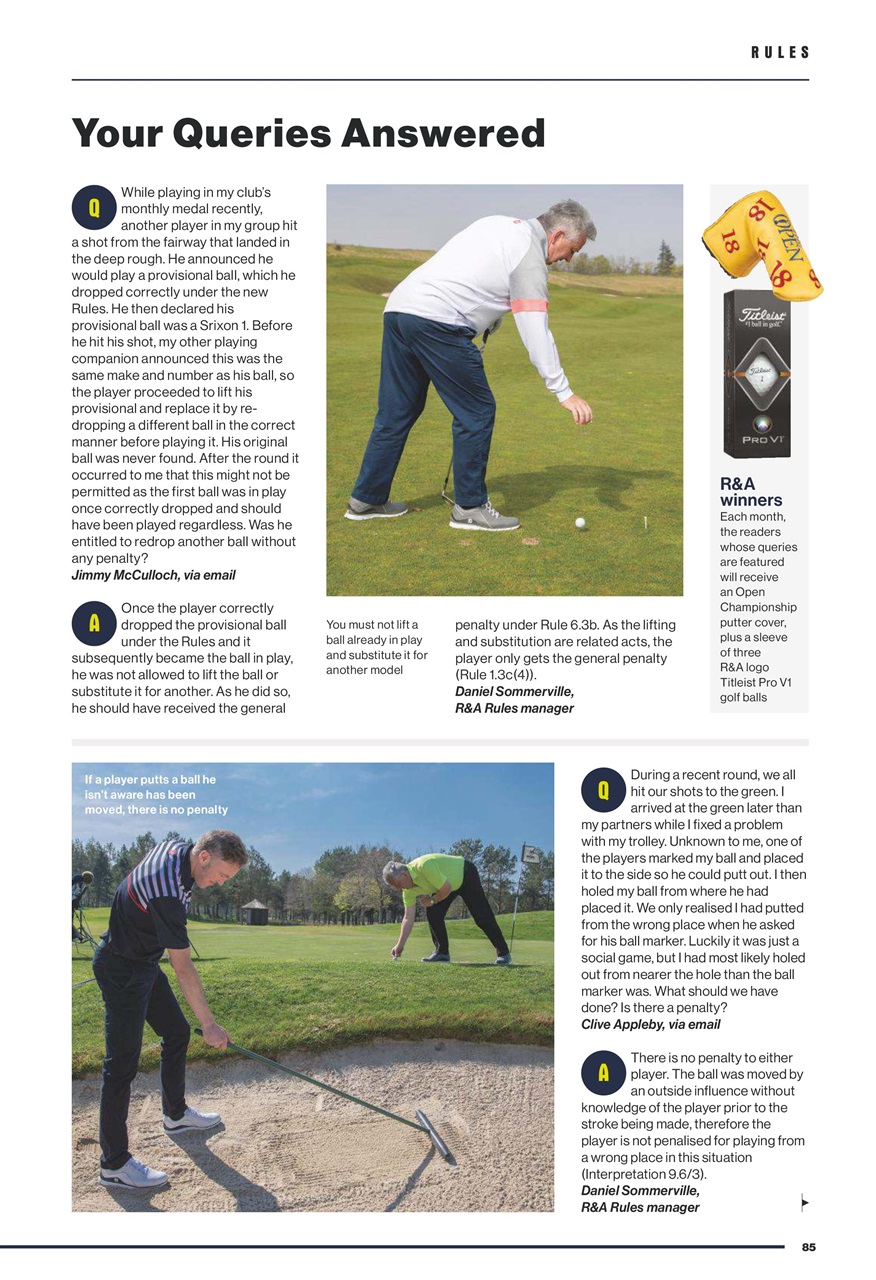 Golf Monthly Preview Pages