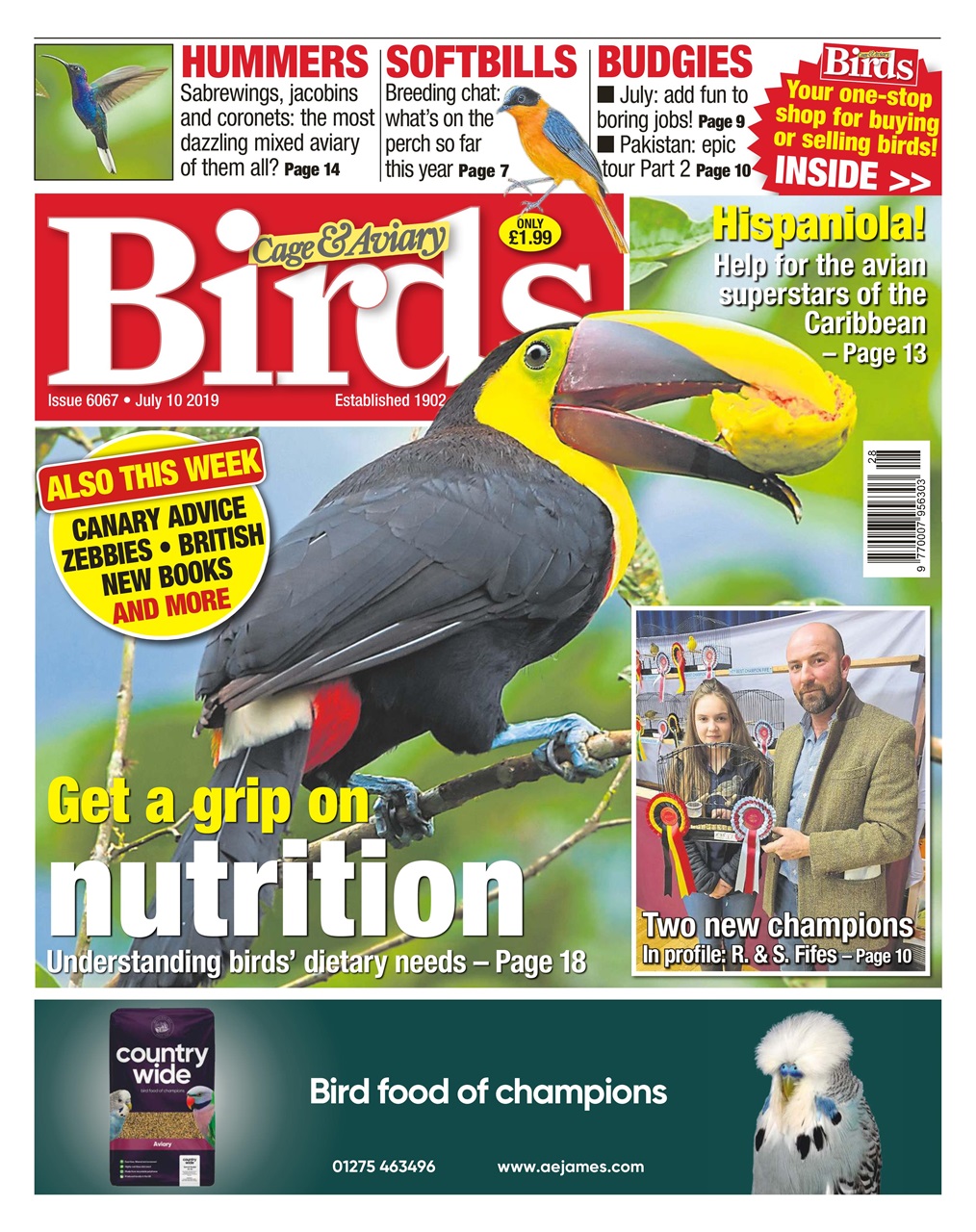 Cage & Aviary Birds Preview Pages