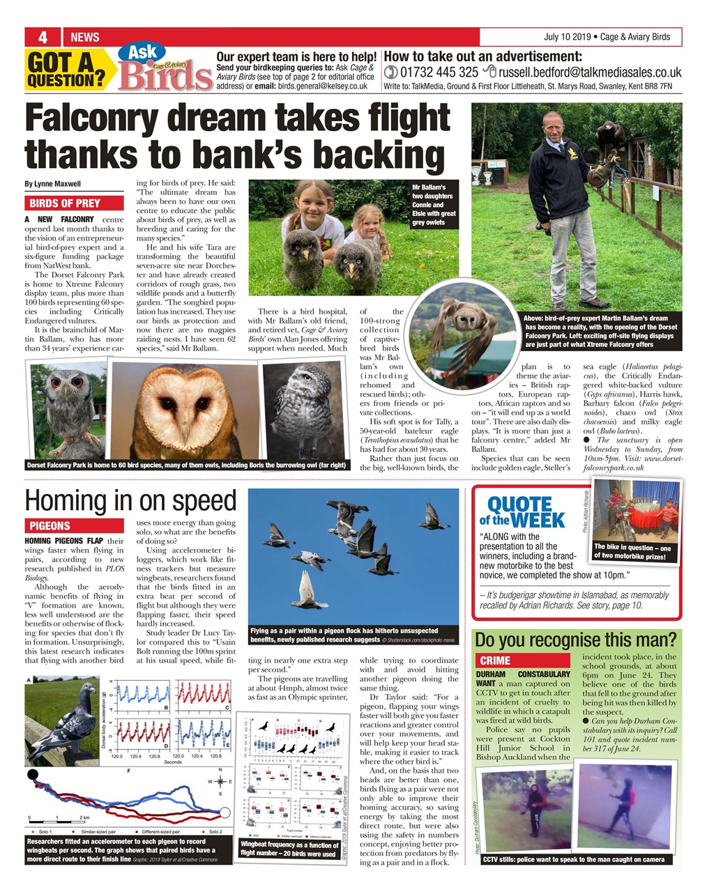 Cage & Aviary Birds Preview Pages