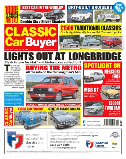 Classic Car Buyer issue 
