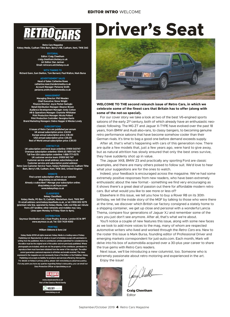 Retro Cars Preview Pages