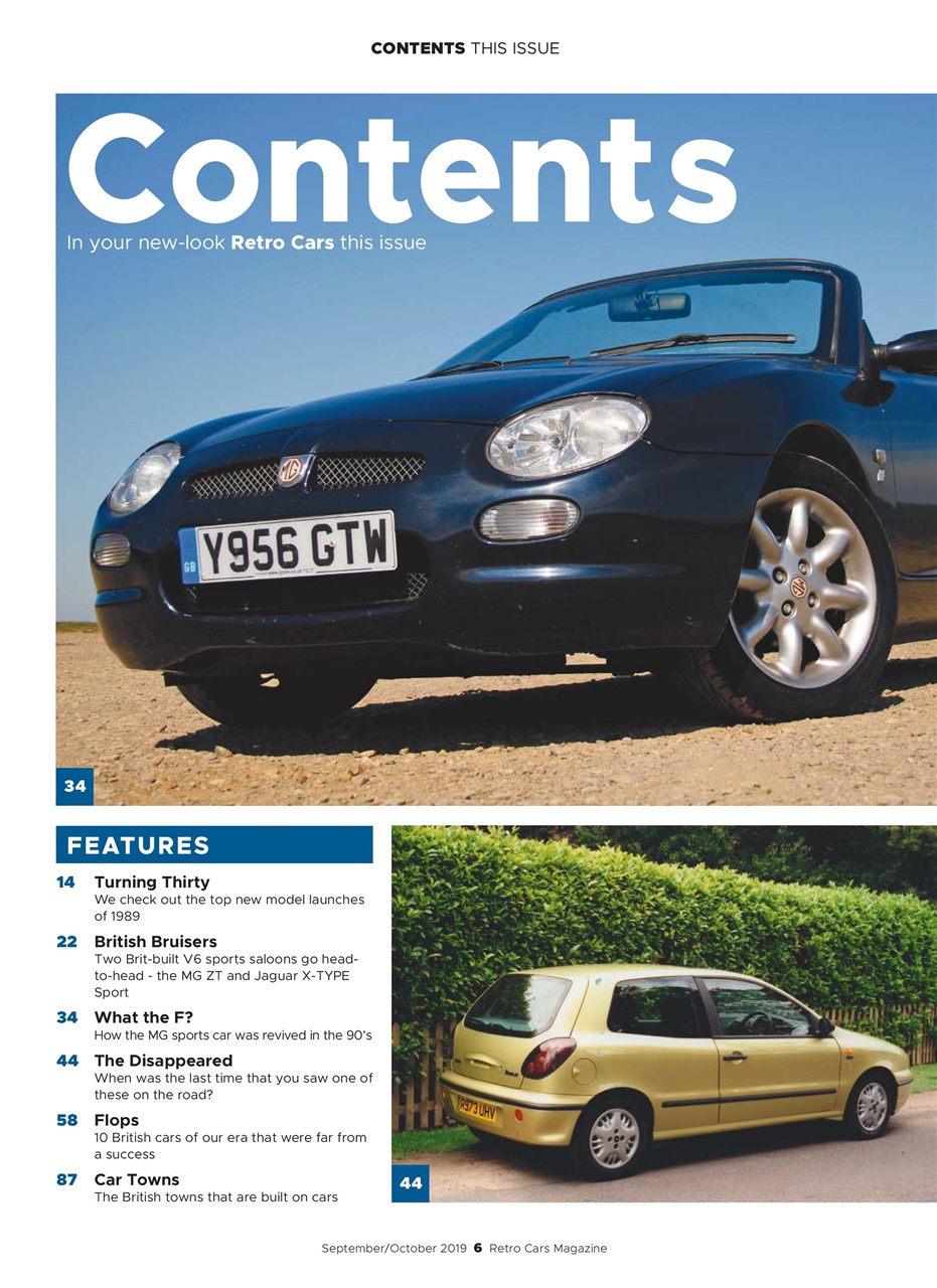 Retro Cars Preview Pages
