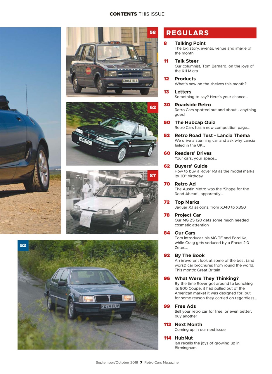 Retro Cars Preview Pages