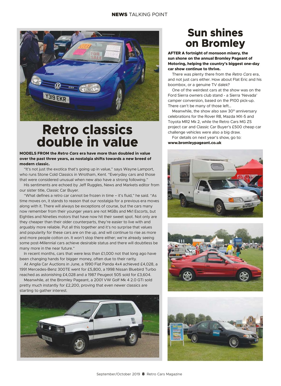 Retro Cars Preview Pages