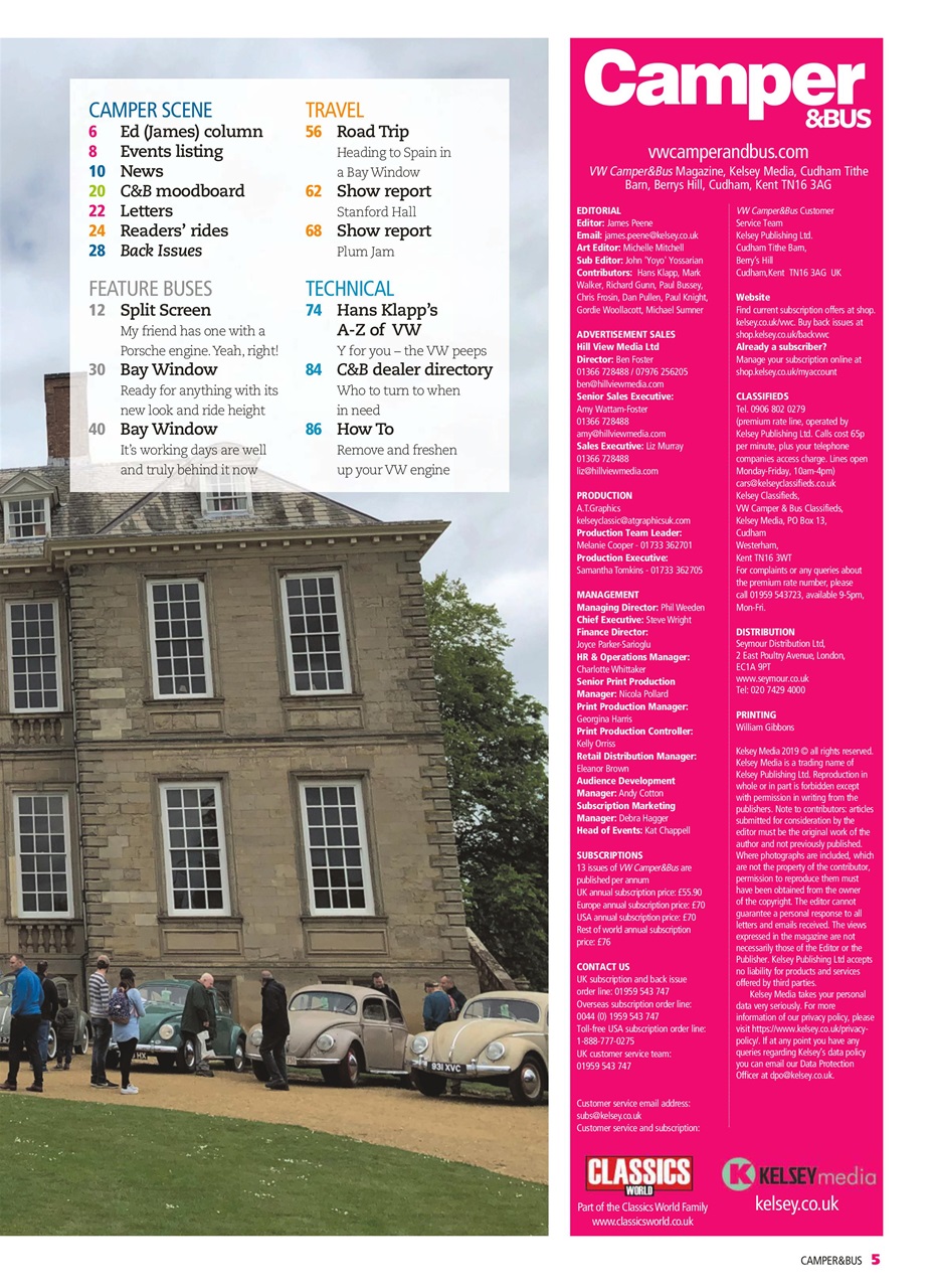 VW Camper Preview Pages