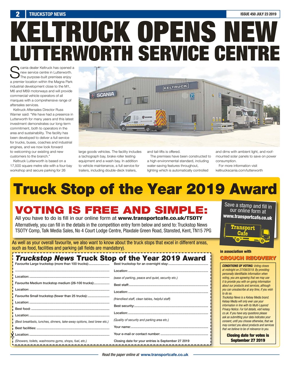Truckstop News Preview Pages