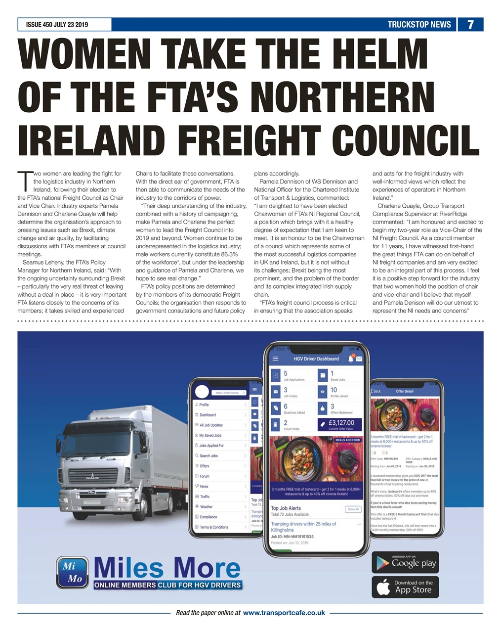 Truckstop News Preview Pages