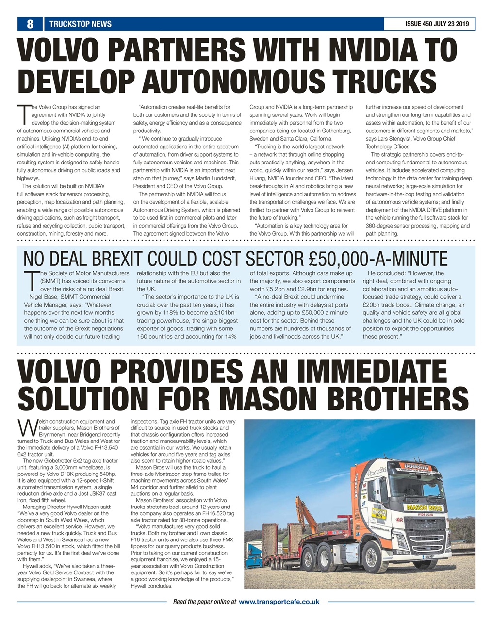 Truckstop News Preview Pages