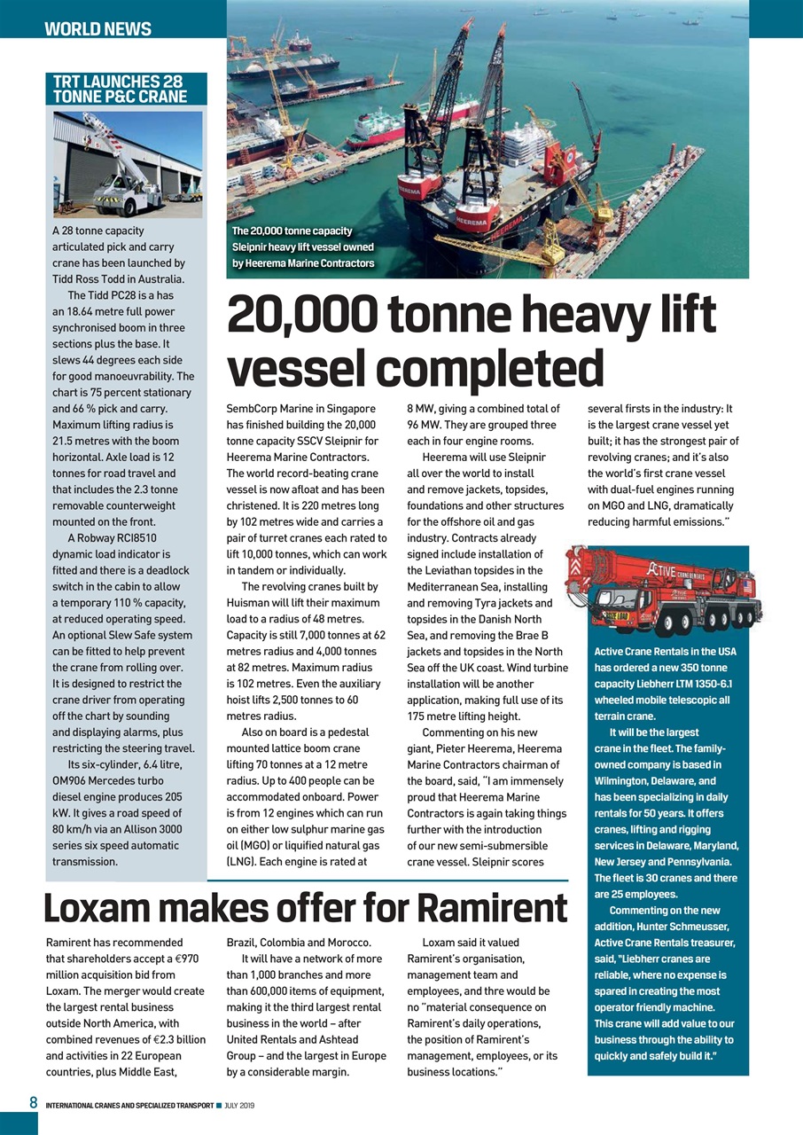 Int. Cranes and Specialized Transp Preview Pages