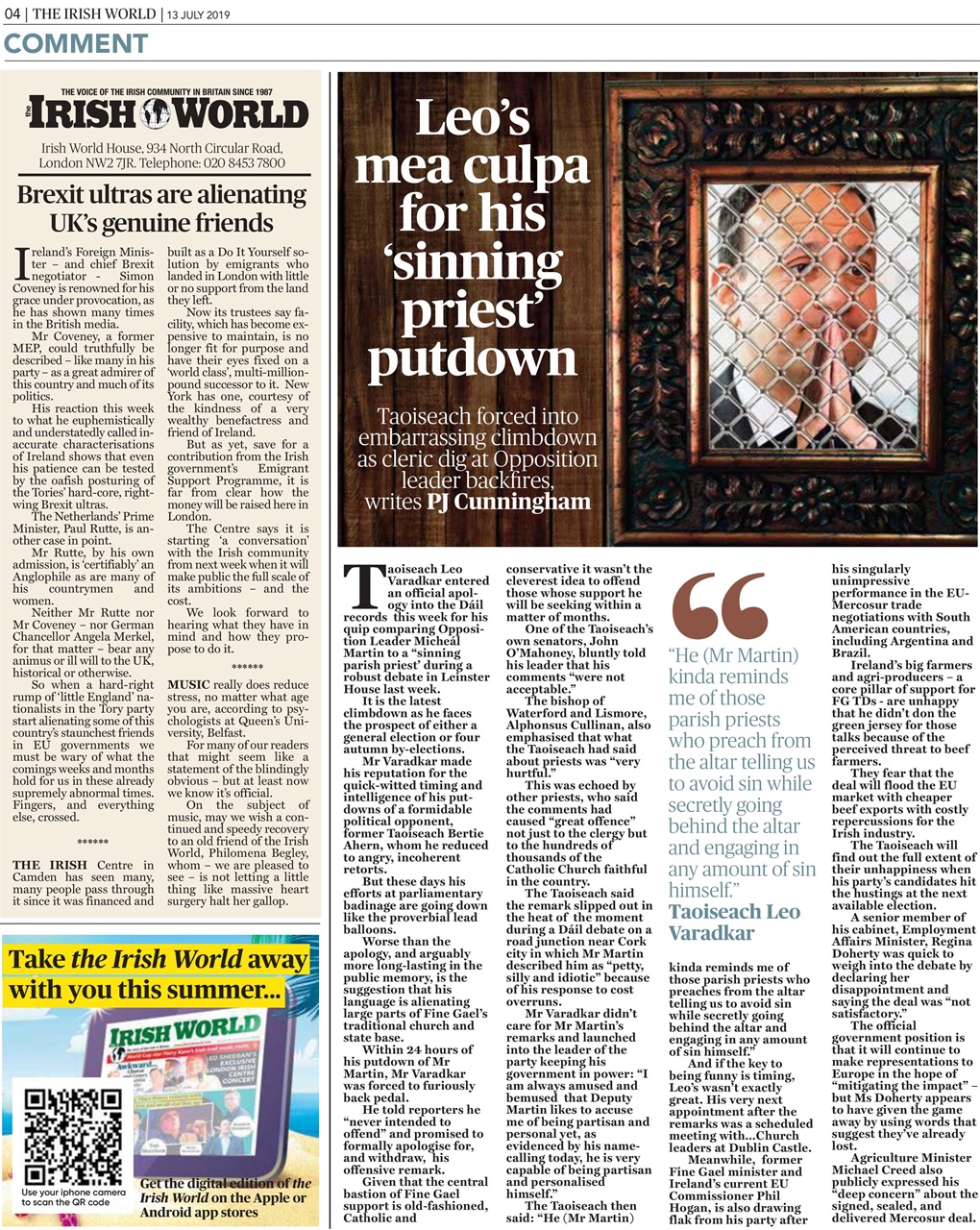 Irish World Preview Pages