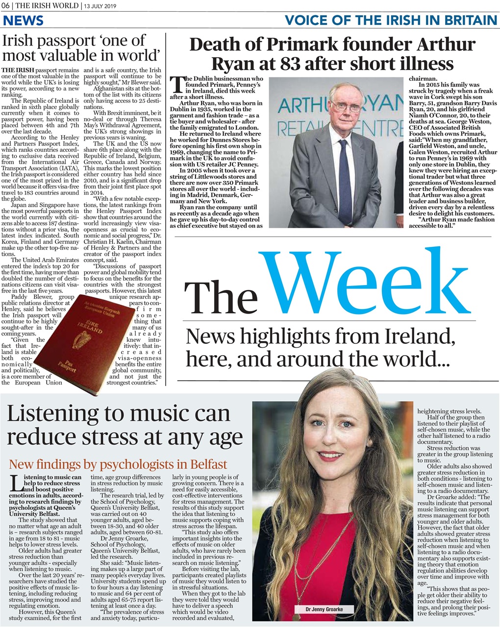 Irish World Preview Pages