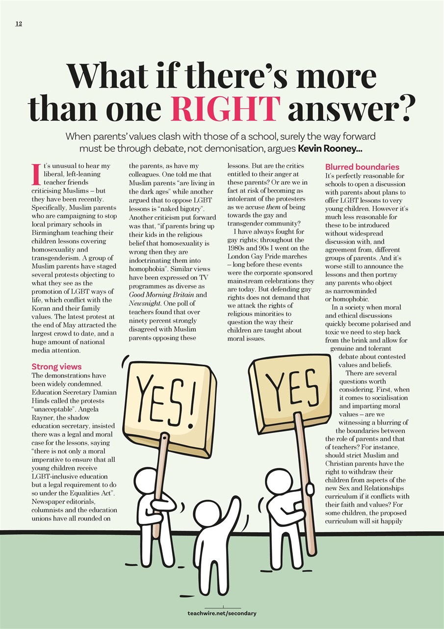 Teach Secondary Preview Pages