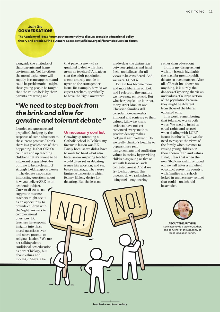 Teach Secondary Preview Pages