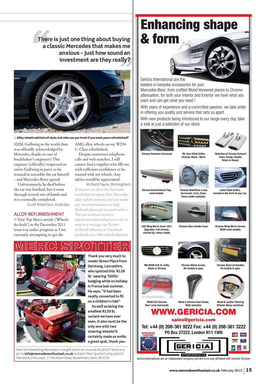 Mercedes Enthusiast Preview Pages