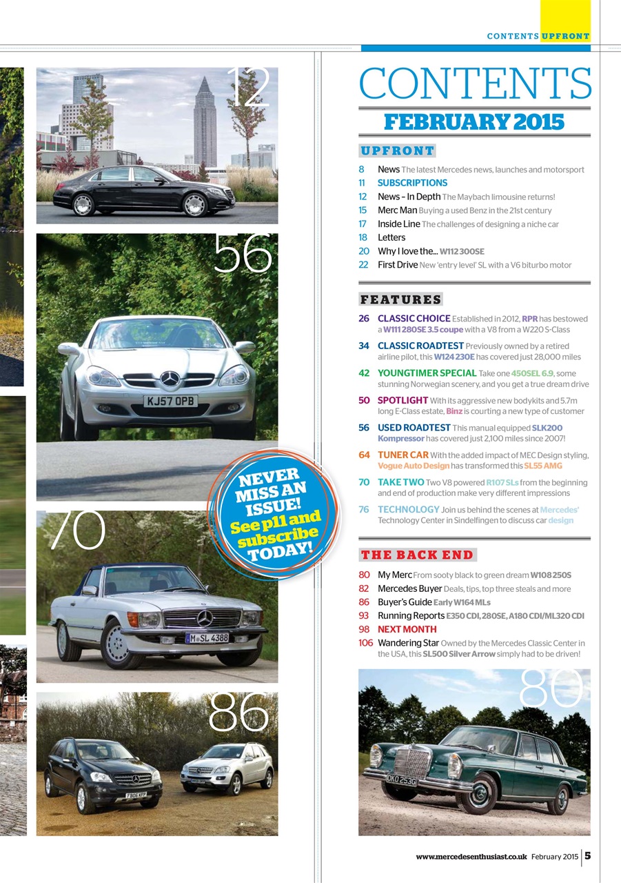 Mercedes Enthusiast Preview Pages