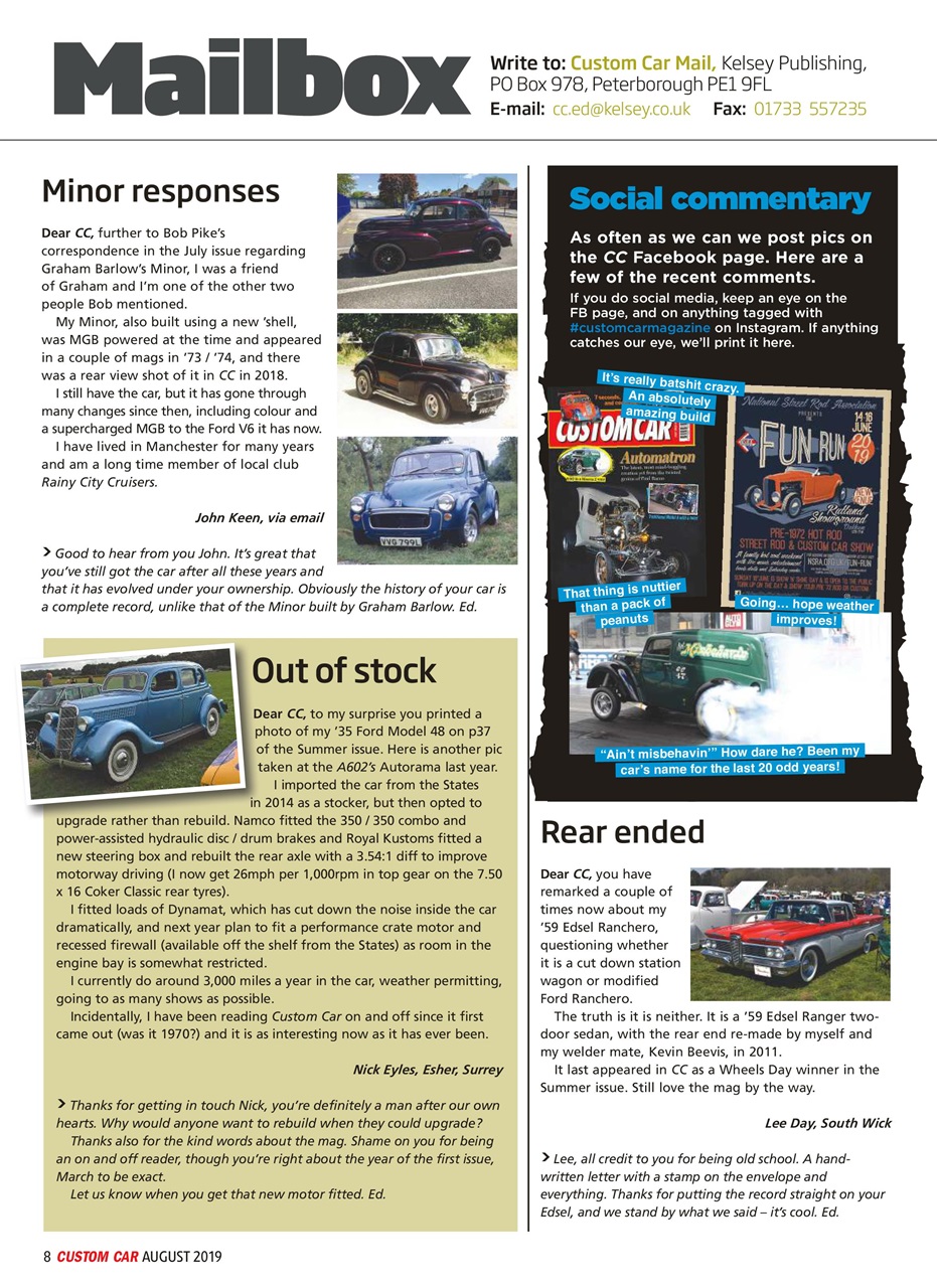 Custom Car Preview Pages