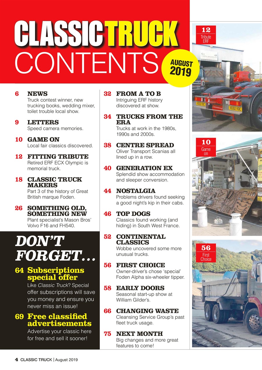 Classic Truck (OLD) Preview Pages