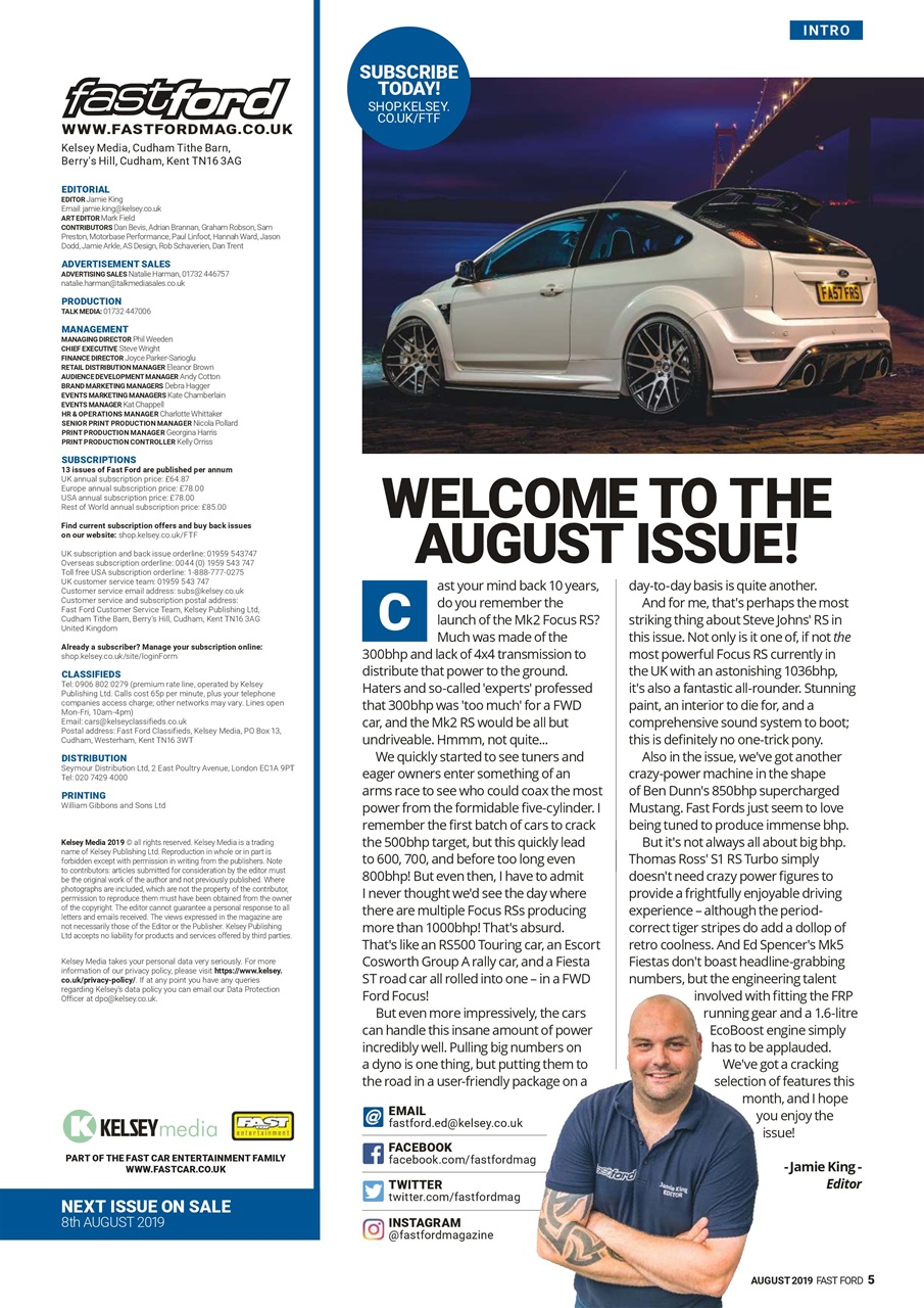 Fast Ford Preview Pages