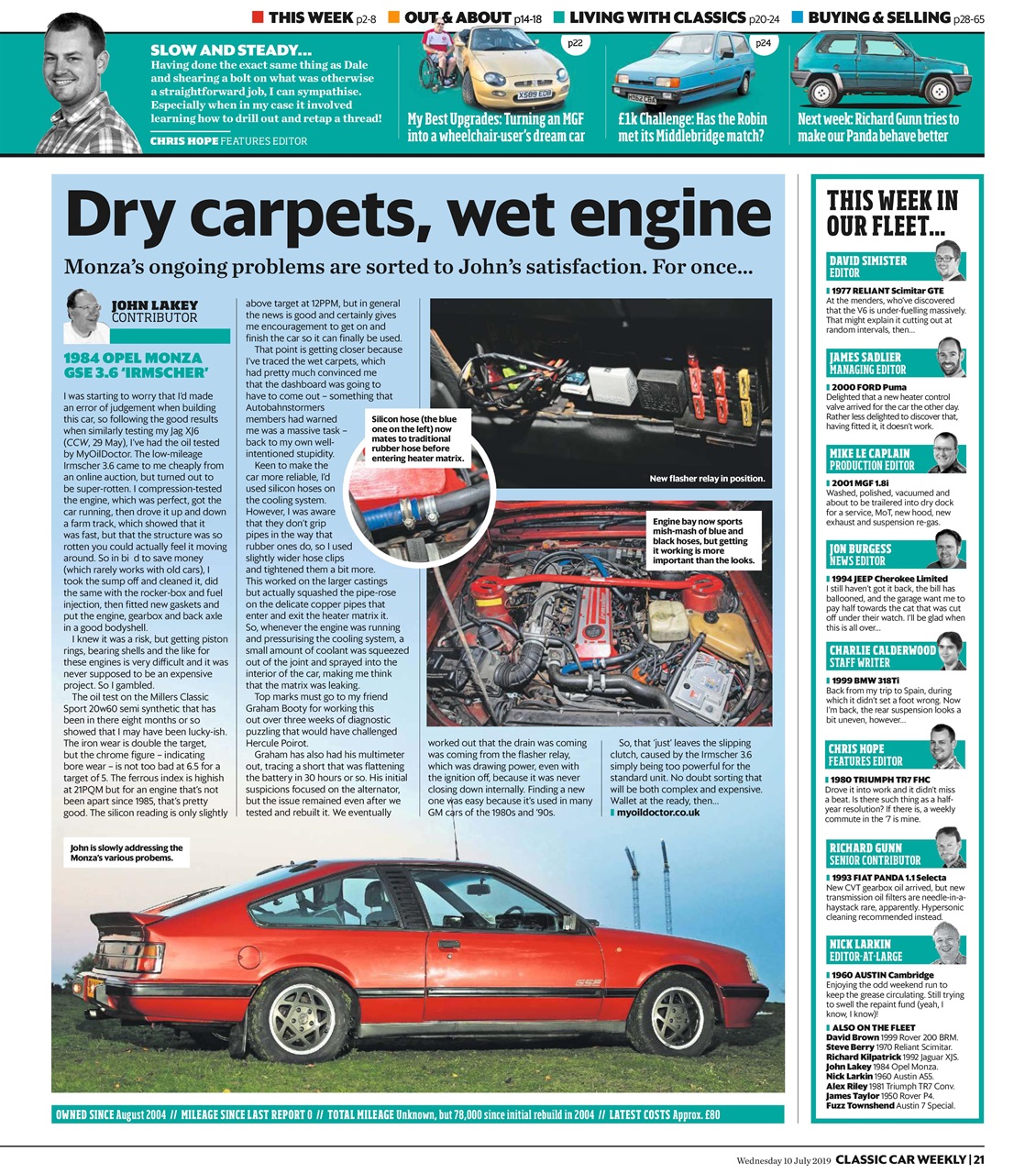 Classic Car Weekly Preview Pages