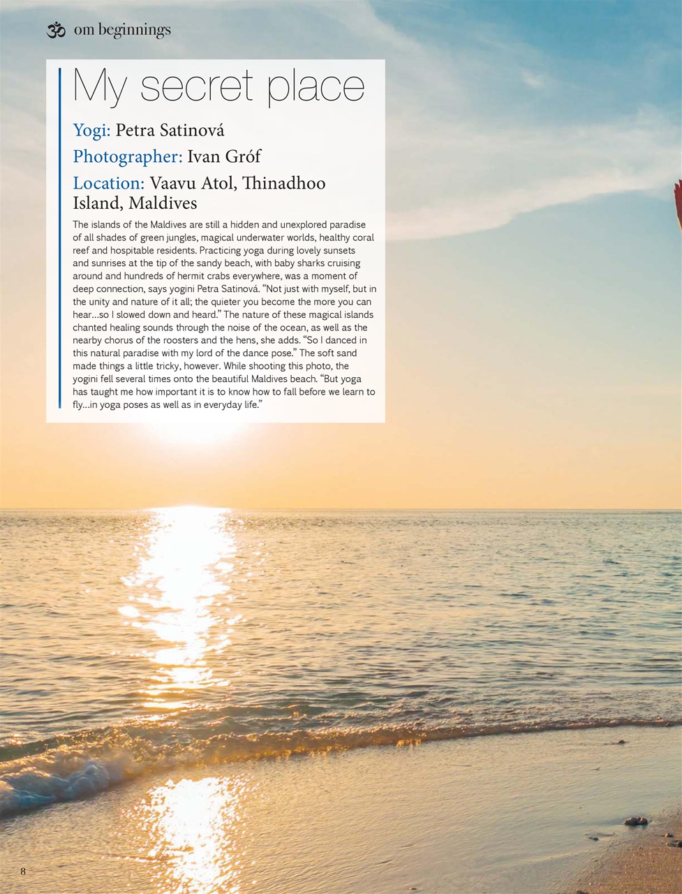 OM Yoga Magazine Preview Pages