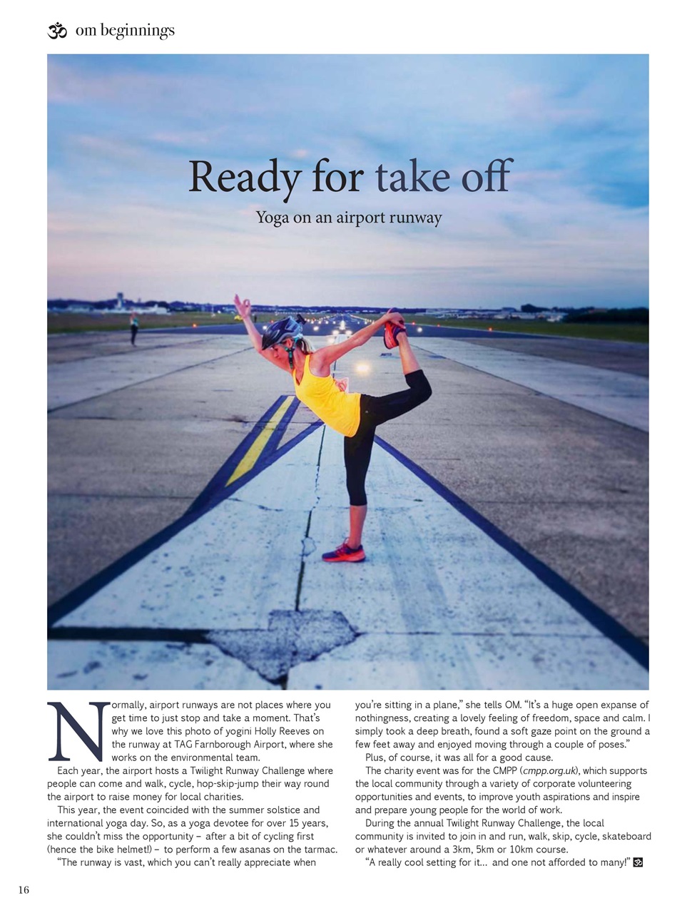 OM Yoga Magazine Preview Pages