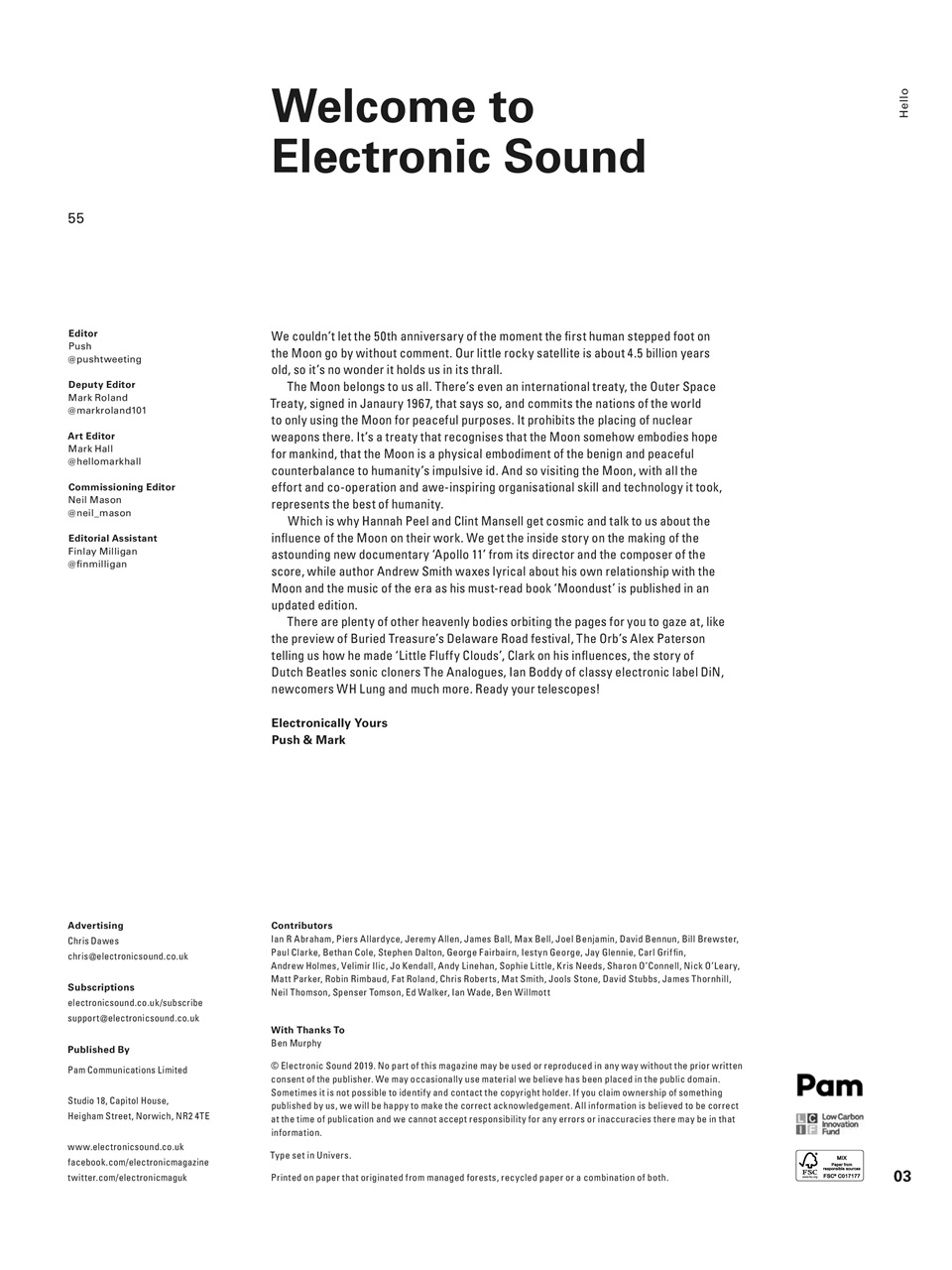 Electronic Sound Preview Pages