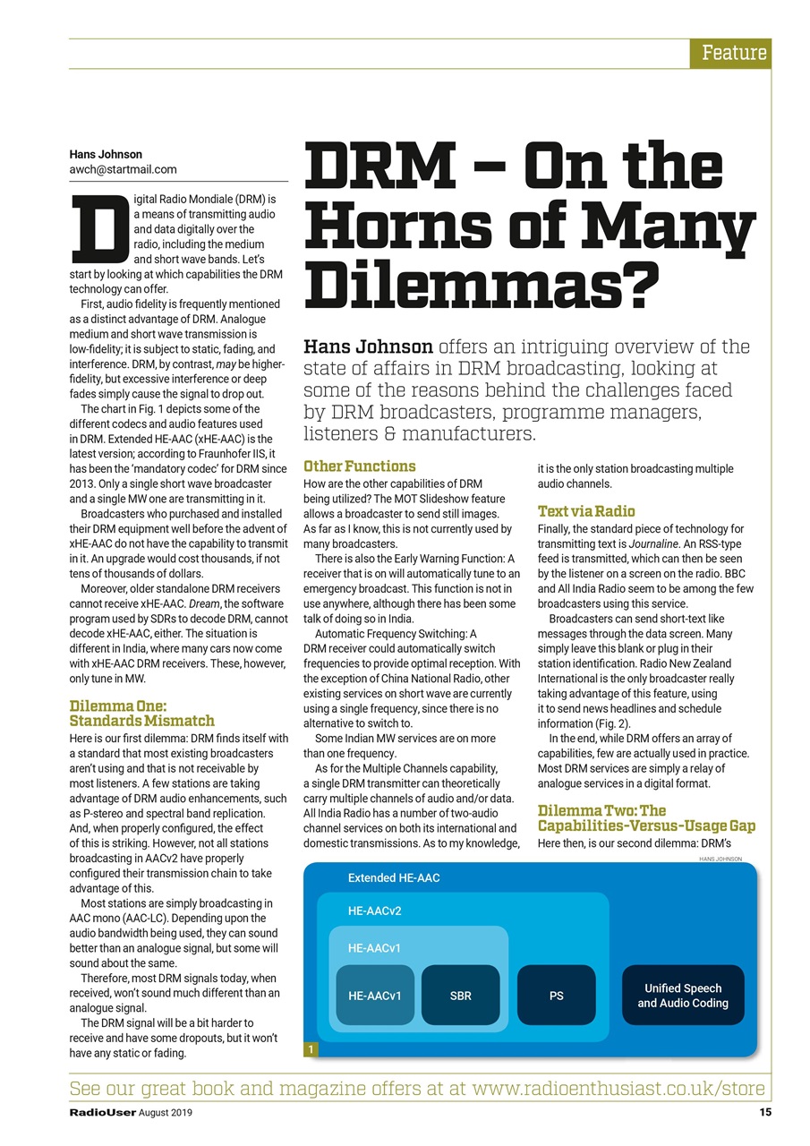 Radio User Preview Pages