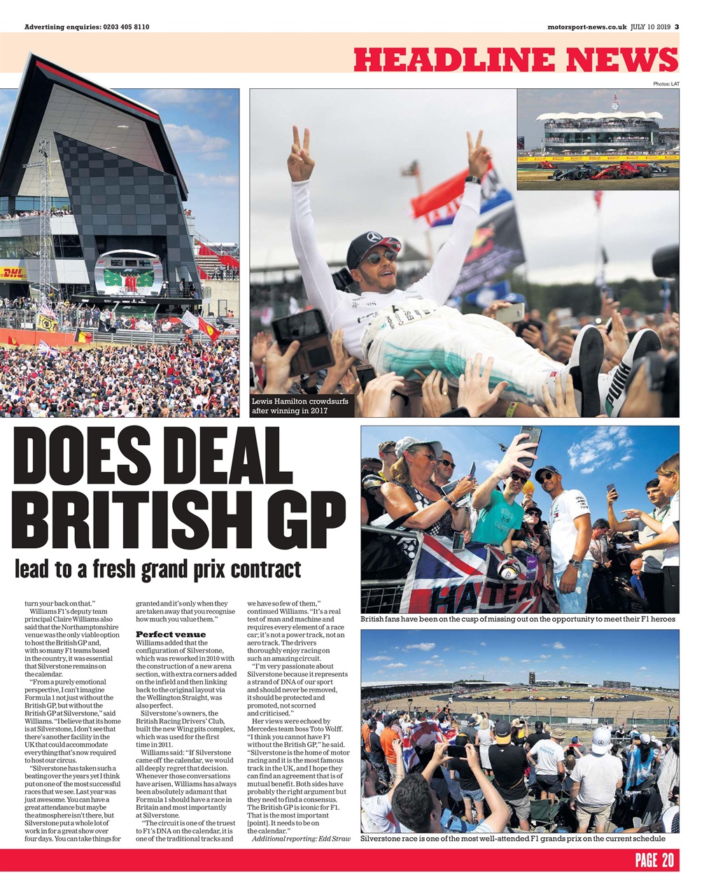 Motorsport News Preview Pages