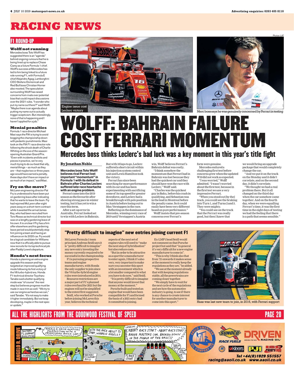Motorsport News Preview Pages