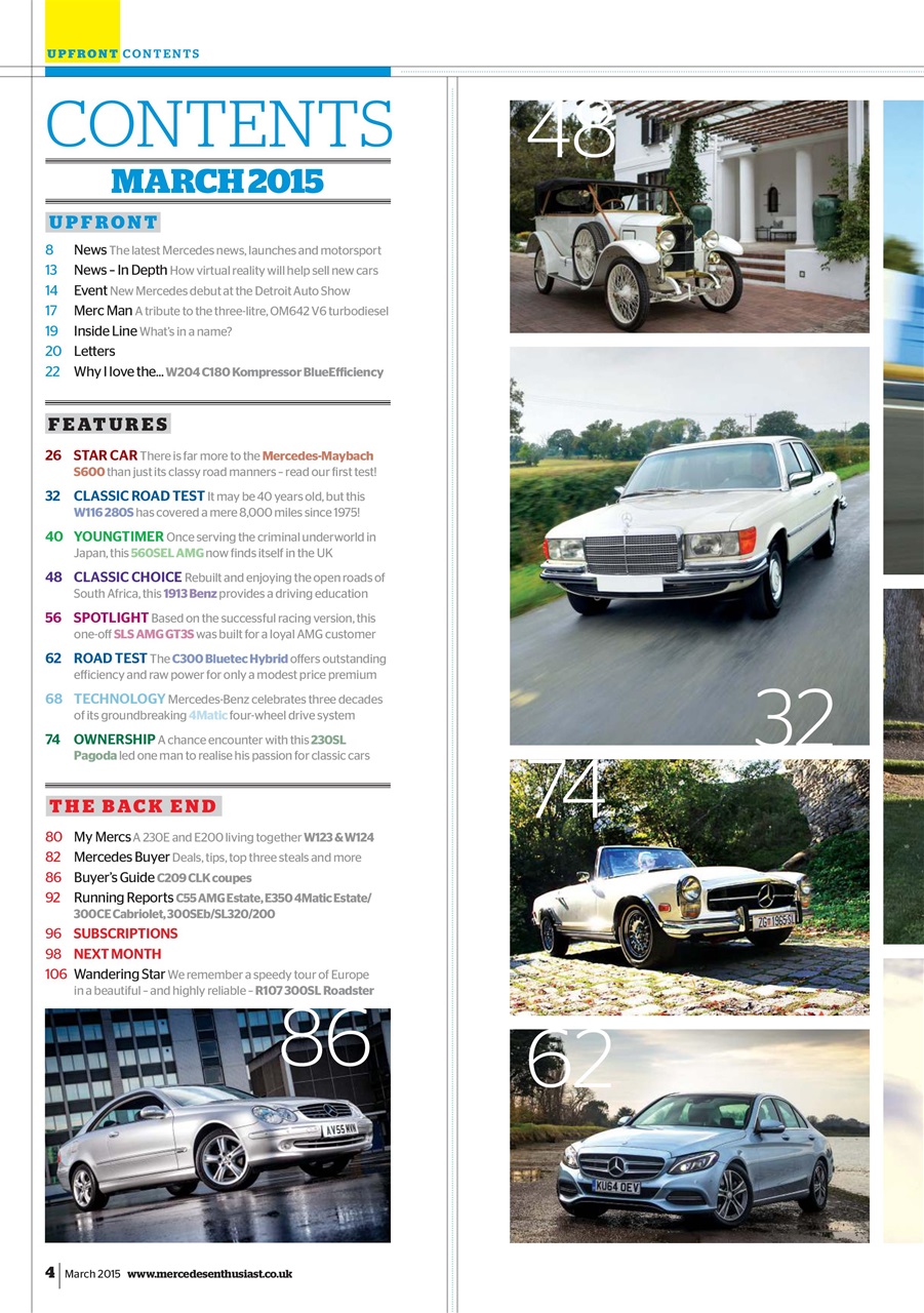 Mercedes Enthusiast Preview Pages