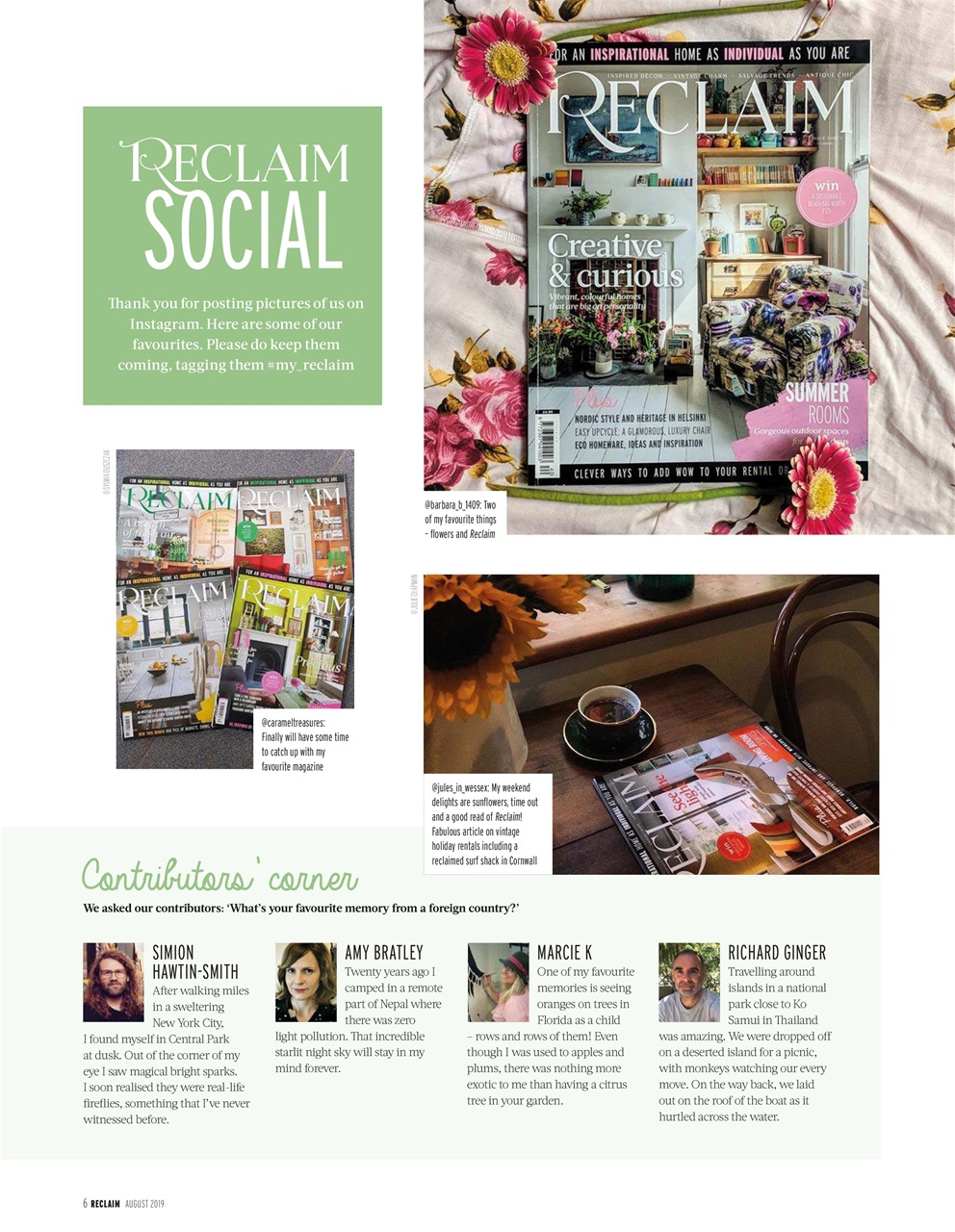 Reclaim Preview Pages