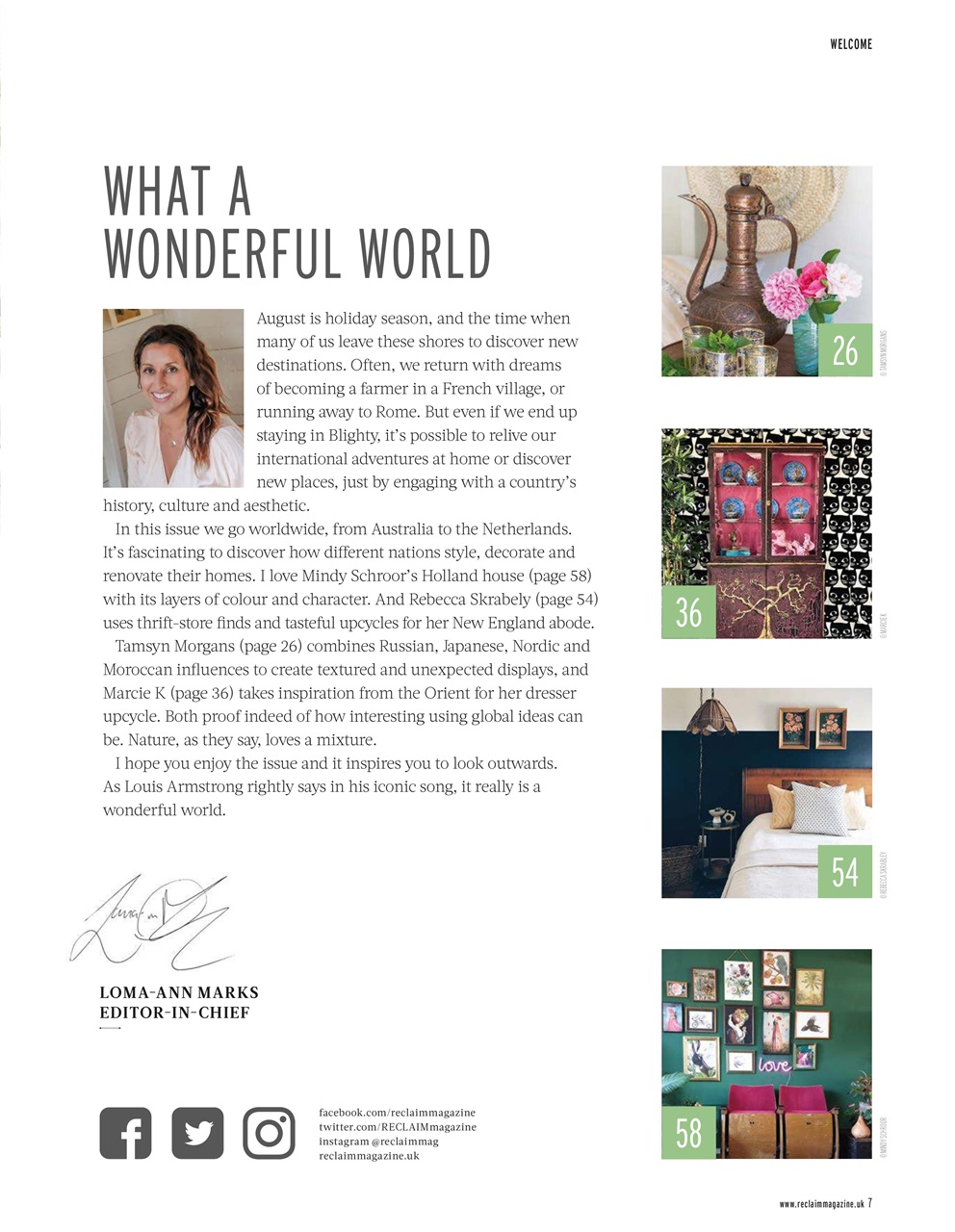 Reclaim Preview Pages