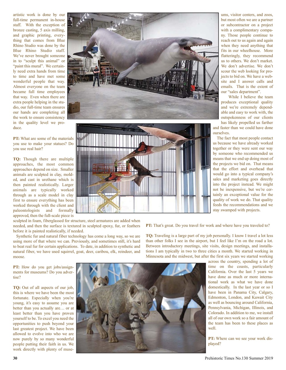 Prehistoric Times Preview Pages