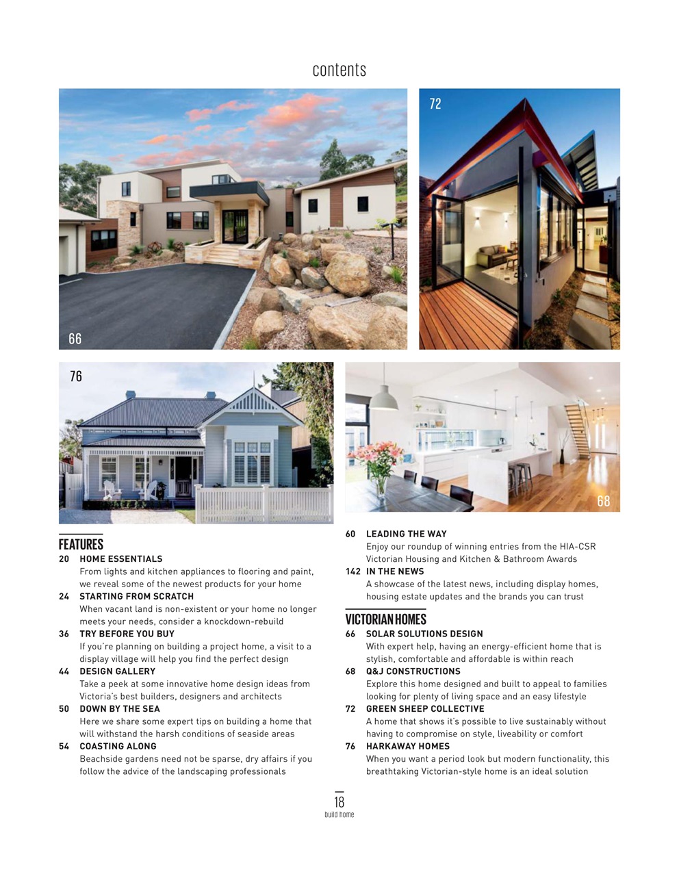 Build Home Victoria Preview Pages