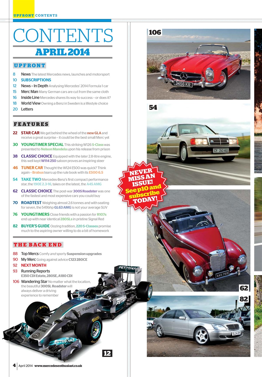 Mercedes Enthusiast Preview Pages