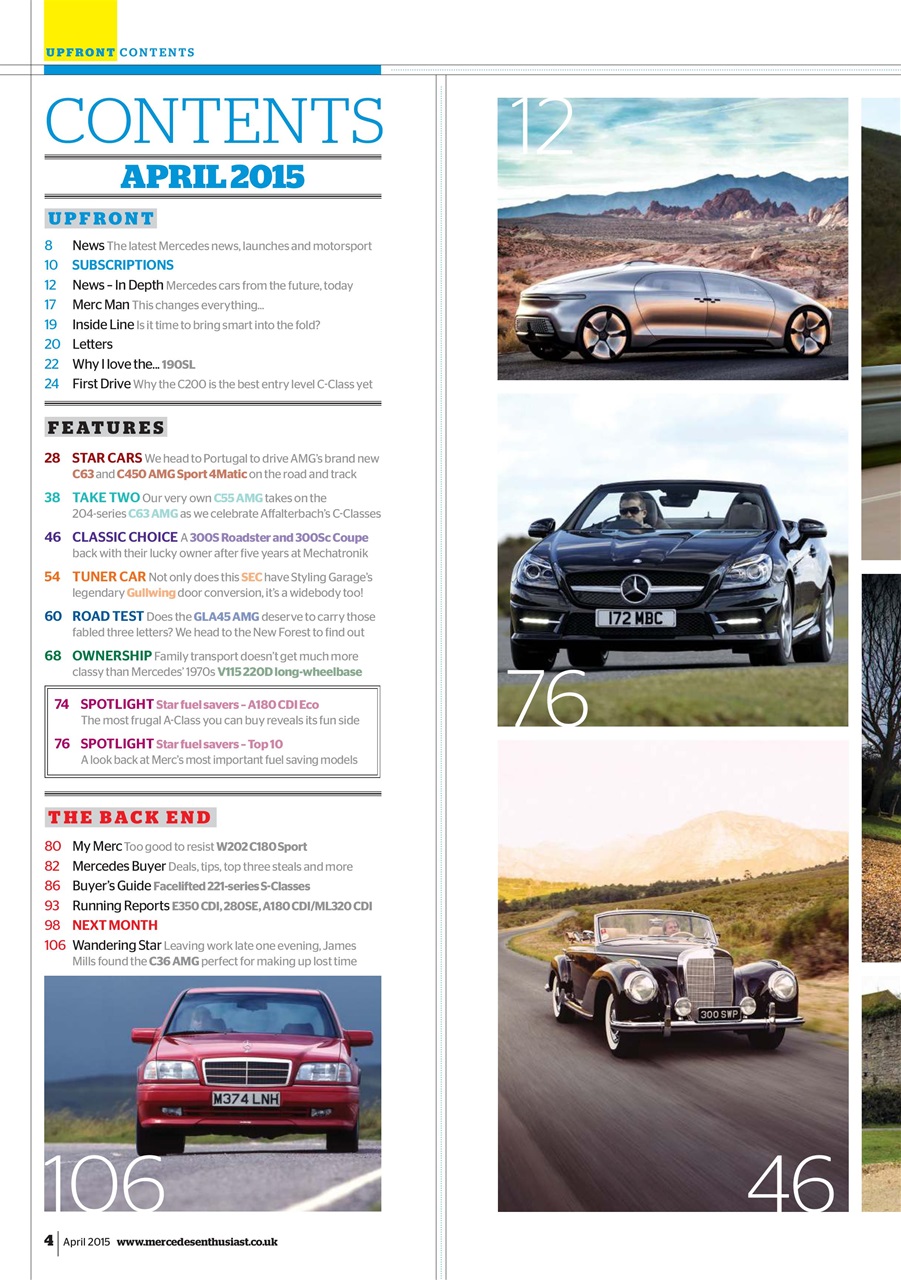 Mercedes Enthusiast Preview Pages