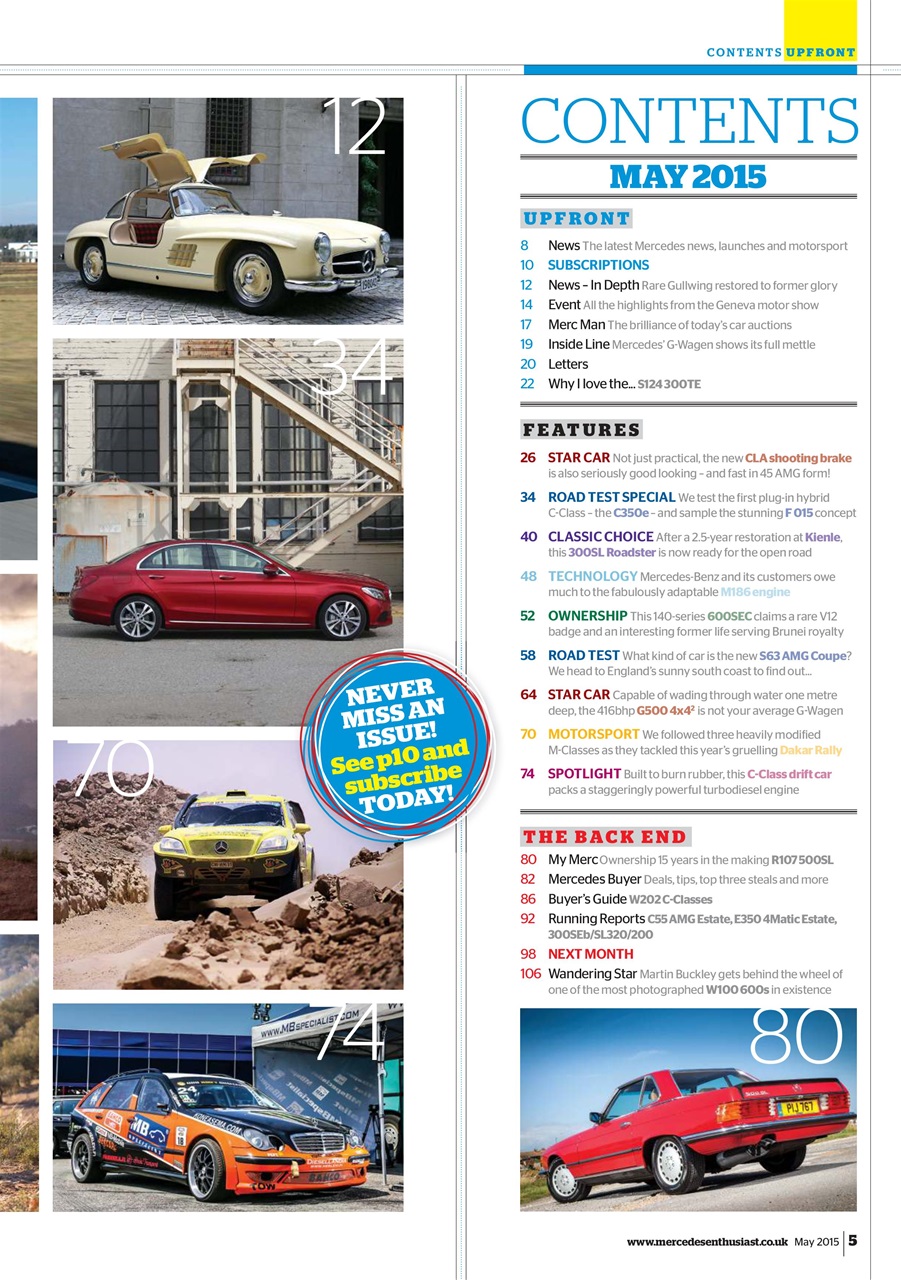 Mercedes Enthusiast Preview Pages