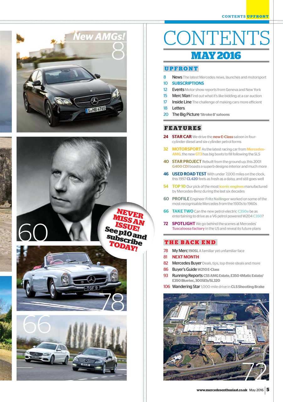 Mercedes Enthusiast Preview Pages