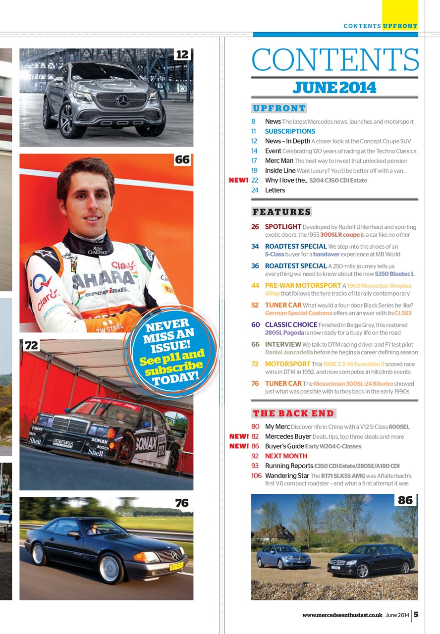 Mercedes Enthusiast Preview Pages
