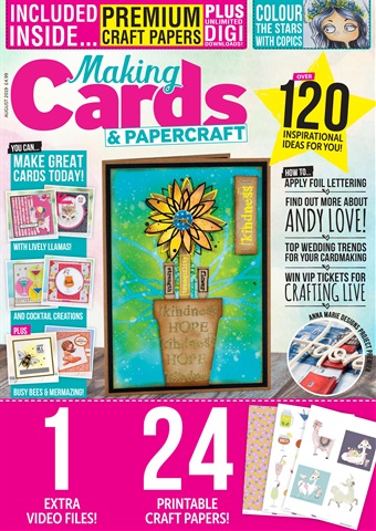Making Cards & Papercraft issue August 2019