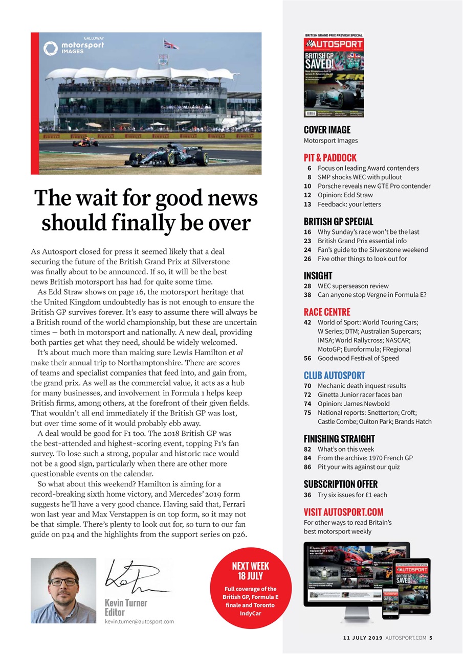 Autosport Preview Pages